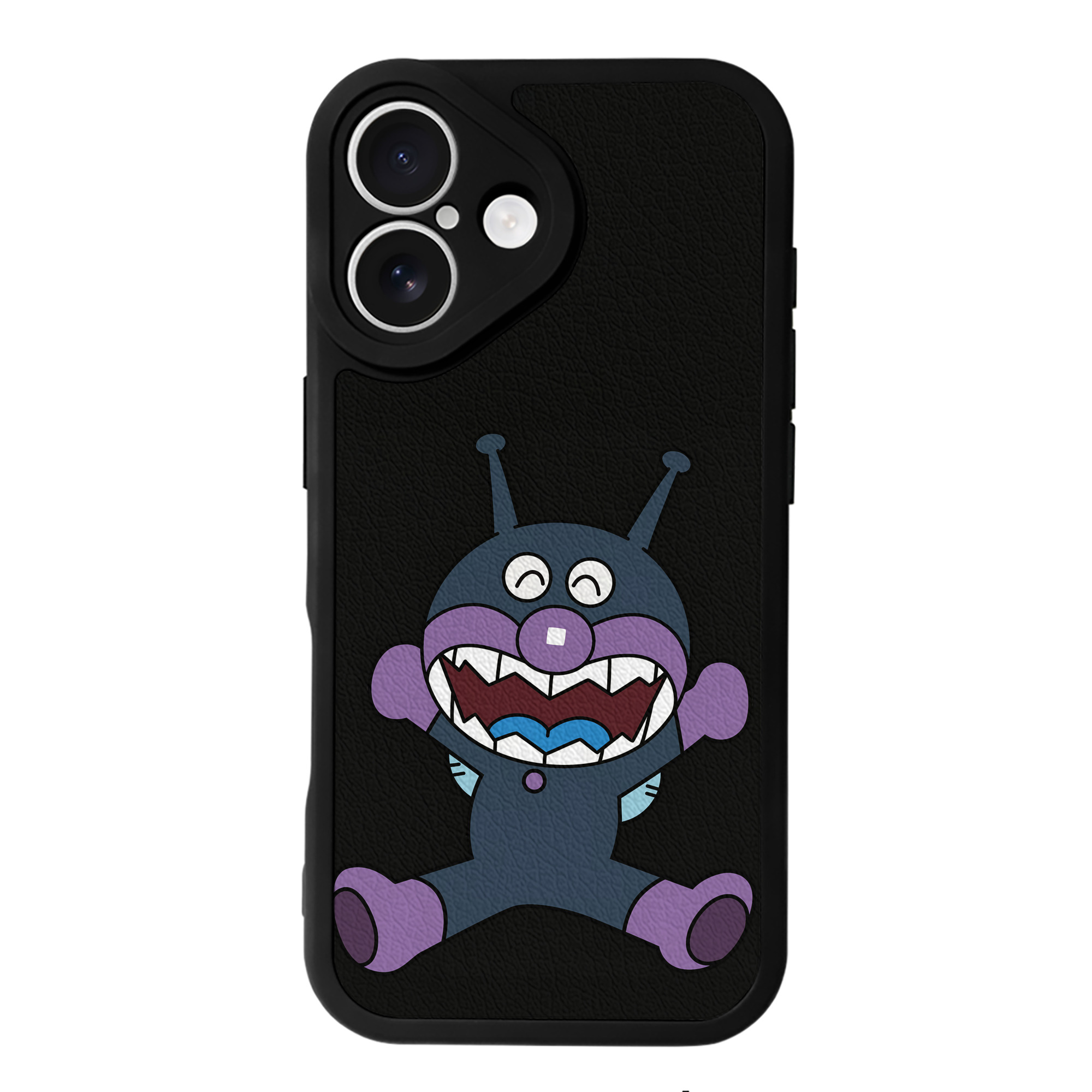 （画像用） アンパンマン Anpanman 【iPhone 16シリーズ対応】シリコンスマホケース（レザー調） 材質：シリコン